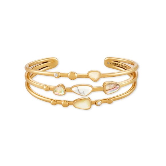 KENDRA SCOTT • Ivy Vintage Gold Statement Bracelet* - Picture 6 of 8